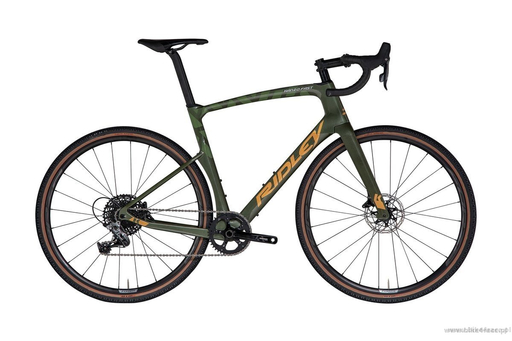 Rower gravel RIDLEY KANZO FAST - Rival1 - kolor KAF-01As (Army Green Metallic-Gold Metallic)