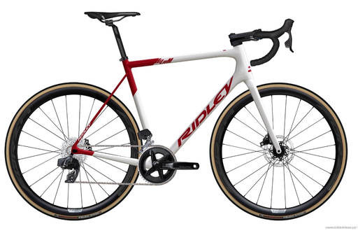 Rower szosowy RIDLEY HELIUM DISC - Rival eTap AXS 2x12s - kolor HED-01As (Black-White-Merlot Pearl)